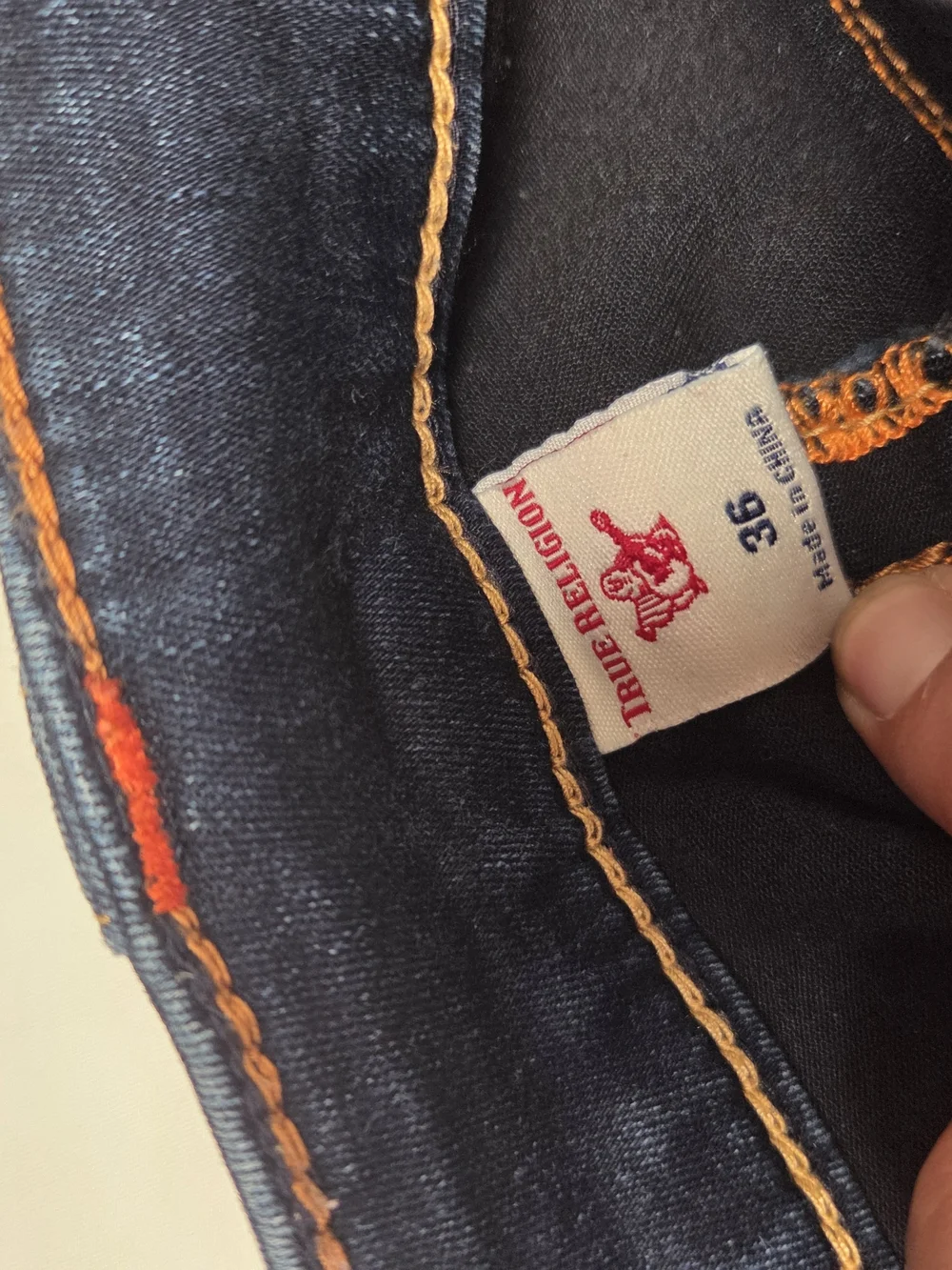 True Religion Men's Indigo Skinny Stretch Jeans